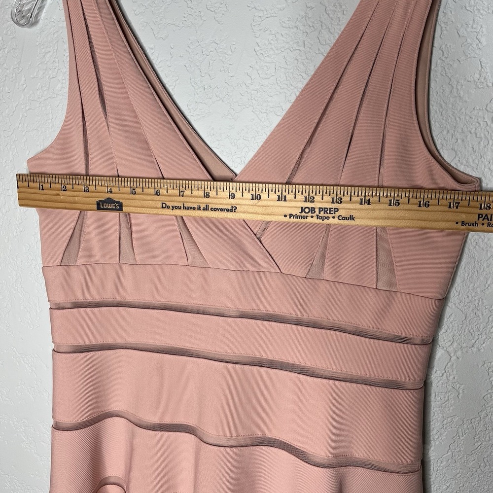 JS Collections Pink Sleeveless Fit & Flare Dress Womens 12 Elegant Quiet Luxury - Picture 9 of 11